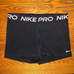 Nike Pro Dri-FIT Black Spandex Shorts
